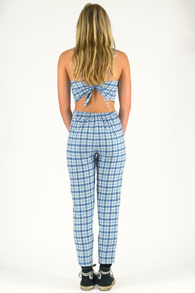 Pants - Flannel Blue Plaid
