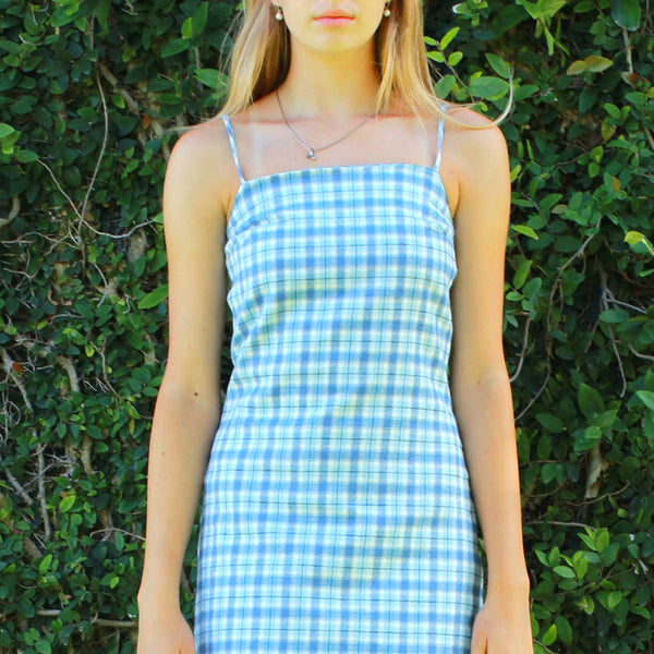 Fitted Square Strap Dress