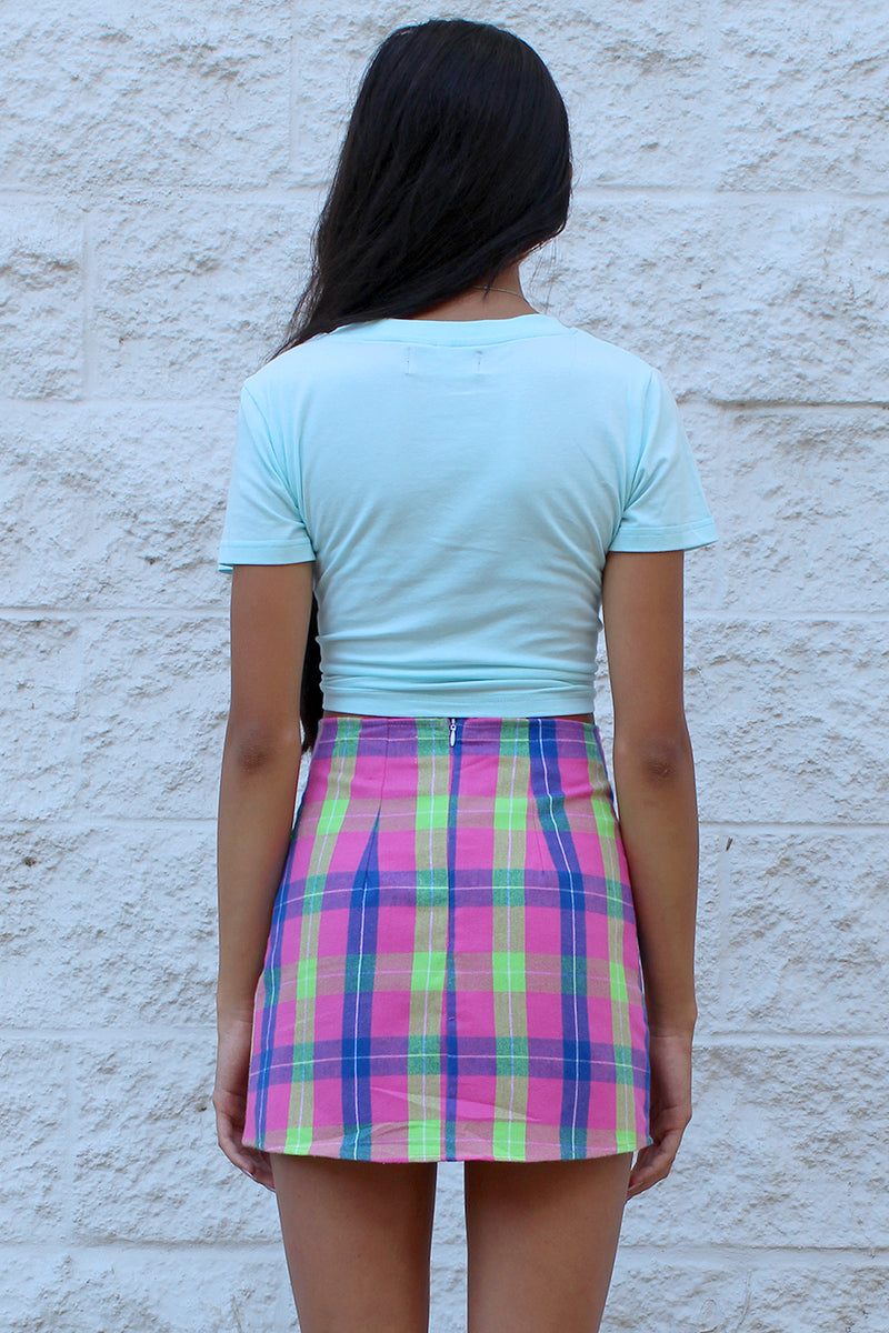 Skirt - Flannel Pink Plaid