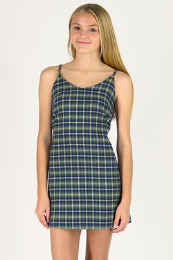 brandy melville green plaid dress Jennifer Dress Brandy Melville Plaid Dress Brandy Melville Dresses Brandy Melville John Galt Green Plaid