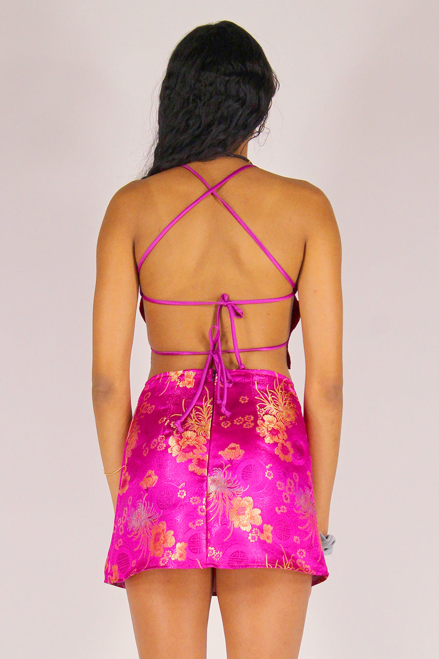 スカート rosymonster flower vase satin skirt rosymonster】flower vase satin skirt - メルカリ